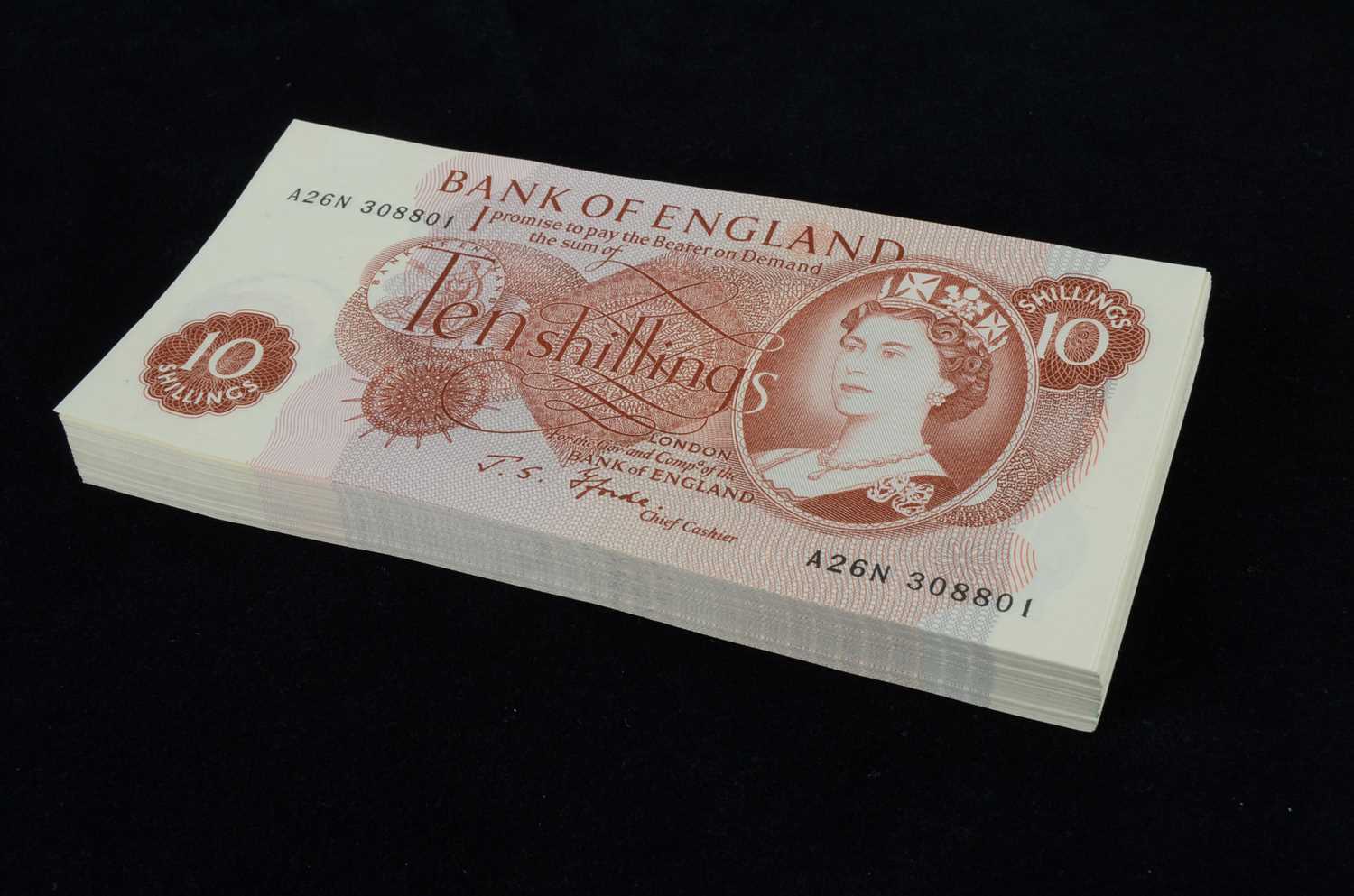Lot 164 - Bank of England 10 Shilling 'Fforde' Bank Notes