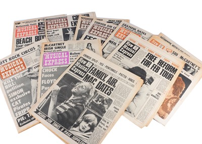 Lot 394 - New Musical Express Magazines / 1972