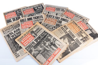 Lot 395 - New Musical Express Magazines / 1973
