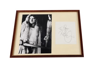 Lot 396 - Robert Plant / Signature