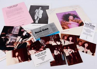 Lot 477 - Kate Bush Convention memorabilia
