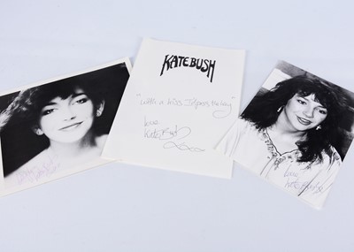 Lot 485 - Kate Bush / Signed