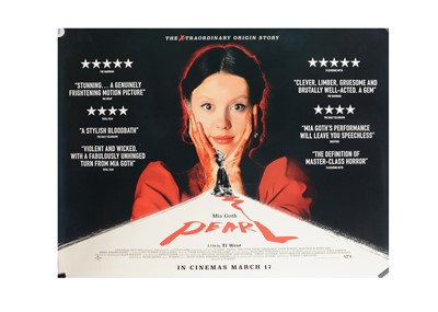 Lot 495 - Pearl (2023) UK Quad Poster