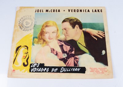 Lot 546 - Sullivans Travel's Lobby Card / FOH Still