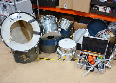 Lot 565 - Premier Drums / Cymbals / Attachments