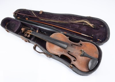 Lot 571 - German Violin