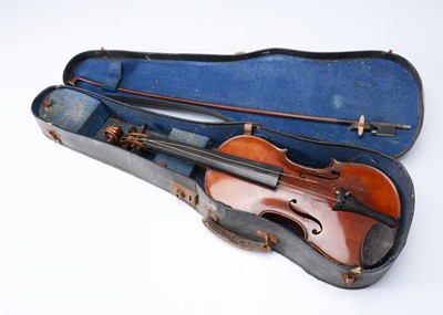 Lot 572 - German Violin