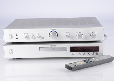 Lot 581 - Rotel Amplifier / CD Player
