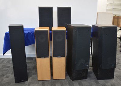 Lot 594 - Kef / Mission / B & W / Technics Speakers