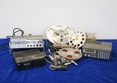 Lot 599 - UHER 4400 / Realistic Pro-2006 / Olympus Microcassette plus