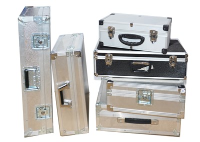 Lot 603 - Metal Flight Cases