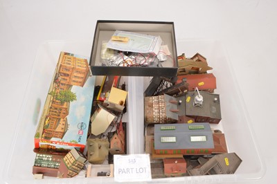 Lot 19 - Hornby Peco Heljan Kibri and other N gauge Buildings and scenic accessories (qty in 6 boxes)