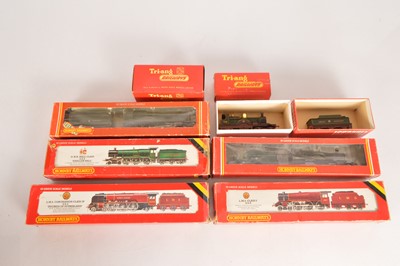 Lot 45 - Hornby Tri-ang Steam Locomotives and Tenders in original boxes 00 gauge (6)