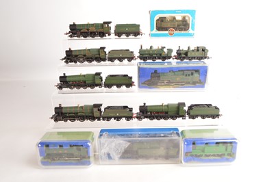 Lot 101 - Hornby and other Steam  Locomotives in green liveries 00 gauge (12)