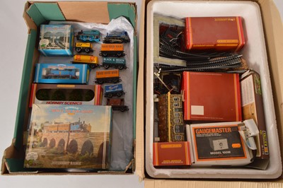 Lot 104 - Hornby Thomas and other ranges Rolling stock buildings and track 00 gauge (qty in 2 boxes)