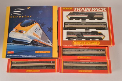 Lot 116 - Hornby Diesel and Electric Train packs 00 and H0 gauge (5)