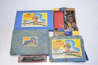 Lot 118 - Hornby-Dublo 00 Gauge 3-Rail 'Silver King' Train Set and two incomplete Goods Train sets Locomotives Rolling Stock and Accessories (qty)