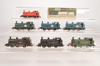 Lot 212 - Wrenn 00 Gauge 0-6-0 Steam Tank Engines including 'ESSO' Southern and BR (7)