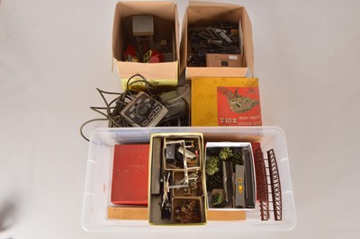 Lot 216 - Trix Twin 00 Gauge Collection including Set additional Rolling Stock Track and Accessories by Master Models Merit Crescent and Others (qty)