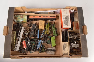Lot 217 - Collection of 00 Gauge Kitbuilt part made and complete and unmade Kits Locomotive and Rolling Stock sold as spares (qty)
