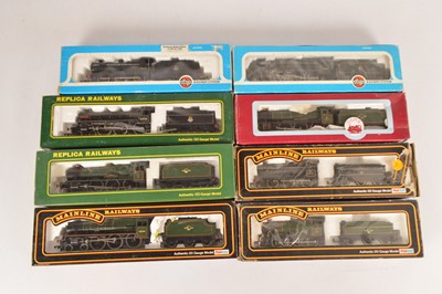 Lot 236 - Mainline Airfix Dapol and other Steam Locomotives and Tenders in original boxes  00 gauge(8)