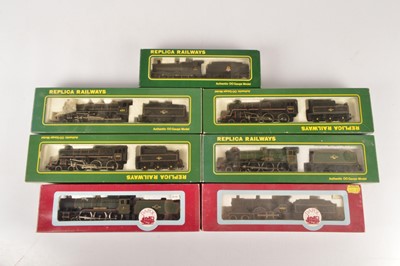 Lot 242 - Replica Dapol Steam Locomotives and Tenders in original boxes 00 gauge (7)