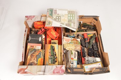 Lot 267 - Rovex Tri-ang Farish and other Locomotives Rolling Stock and accessories (qty in 2 boxes)