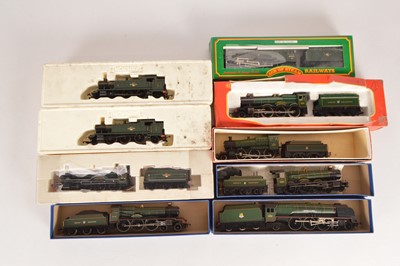 Lot 276 - Hornby Bachmann Steam Locomotives and Tenders in partial boxes 00 gauge (9)