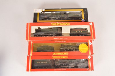 Lot 285 - Hornby Dapol Steam Locomotives and Tenders all GWR green in original boxes 00 gauge(4)
