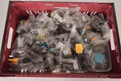 Lot 296 - Large quantity of 00 gauge Locomotive and Rolling stock Motors parts and components (qty in 1 box)