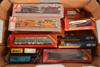 Lot 320 - Hornby Lima Multiple Units Cranes and wagons 00 gauge (18)