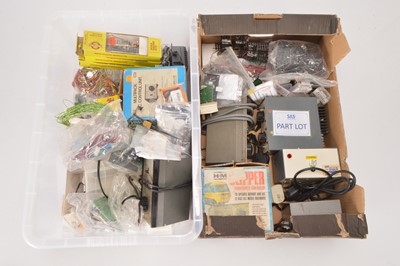 Lot 341 - Hammant OnTrack and other controllers and components  (qty in 2  boxes)