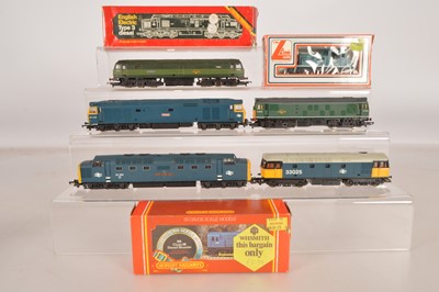 Lot 346 - Hornby and Lima 00 gauge diesel Locomotives (8)