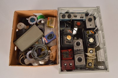 Lot 353 - Hammant and other controllers electrical and electronic components (qty in 2 boxes)