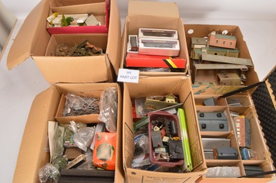 Lot 354 - Assorted Scenic buildings  and accessories (qty in 10 boxes)