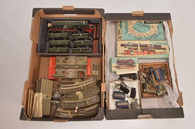 Lot 396 - Marklin HO Gauge boxed and unboxed 3-Rail Locomotives and Rolling Stock and Accessories (qty)