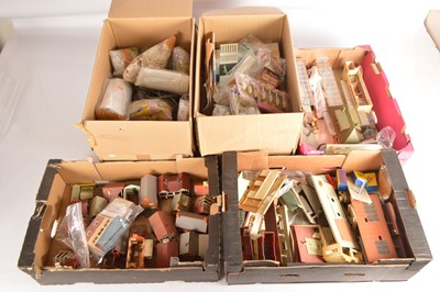 Lot 398 - Faller Pola and similar H0/00 scale Buildings and scenic accessories (qty in 5 boxes)
