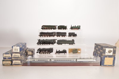 Lot 414 - Rivarossi Egger Kleinbahn and other Locomotives and early production rail tracks H0 gauge (qty in 2 boxes)