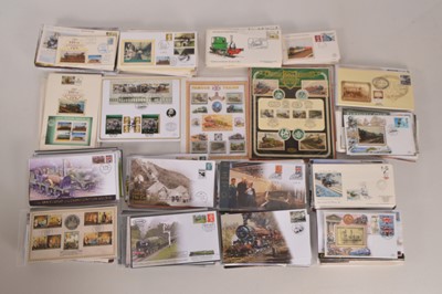 Lot 424 - A large collection of Railway themed First Day Covers (1250+)