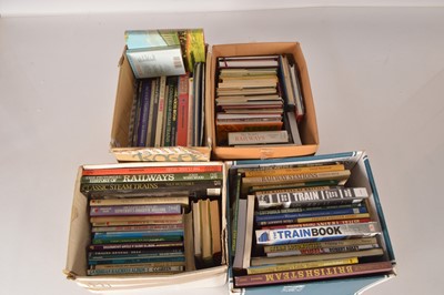 Lot 433 - An assortment of Railway and Transport hardback books (82)