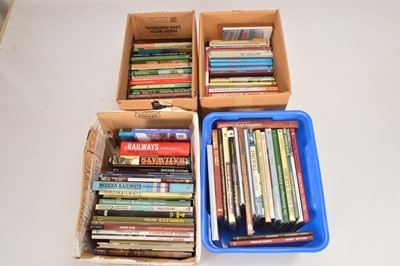 Lot 434 - An assortment of Railway and Transport hardback books (92)