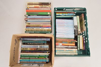 Lot 435 - An assortment of Railway and Transport hardback books (88)