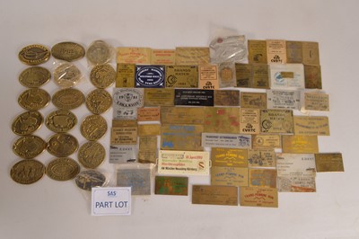 Lot 452 - Collection of Traction Engine Rally plaques and other badges (77)