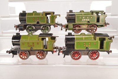 Lot 506 - Hornby 0 Gauge M3 and No.1 LNER clockwork Tank Locos (4)