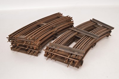 Lot 511 - Hornby 0 Gauge 3-rail electric double curves (12)