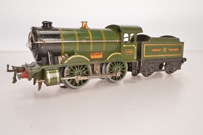 Lot 523 - Hornby 0 Gauge E120 "Special" GWR 20v 3 Rail Electric Locomotive & Tender