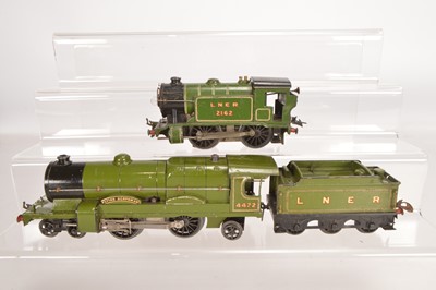Lot 556 - Hornby 0 Gauge pair of LNER Locomotives (2)