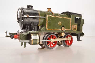 Lot 558 - Hornby 0 Gauge EPM16 0-4-0 Tank Loco GWR lined green