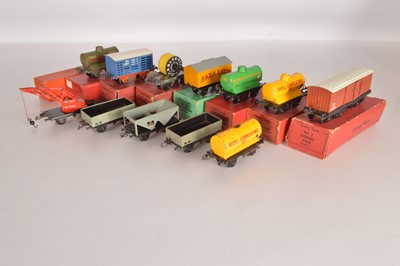 Lot 578 - Hornby 0 Gauge mixed group of Post war Rolling stock (13)