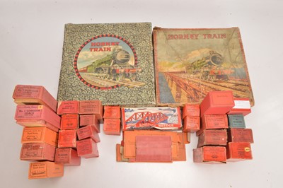 Lot 587 - Hornby 0 Gauge mixed group of empty boxes (30)